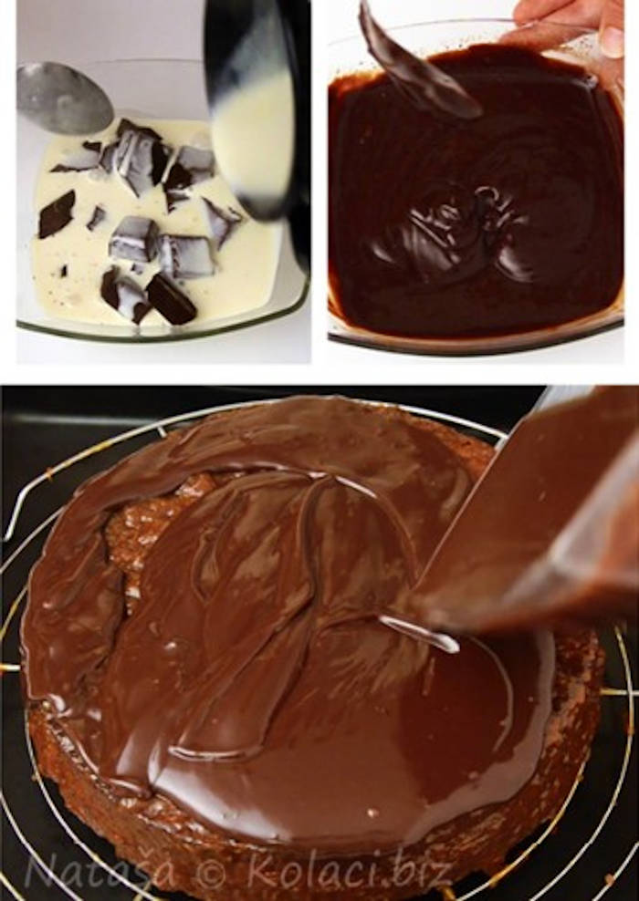 tort cu ganache de ciocolata ingrediente